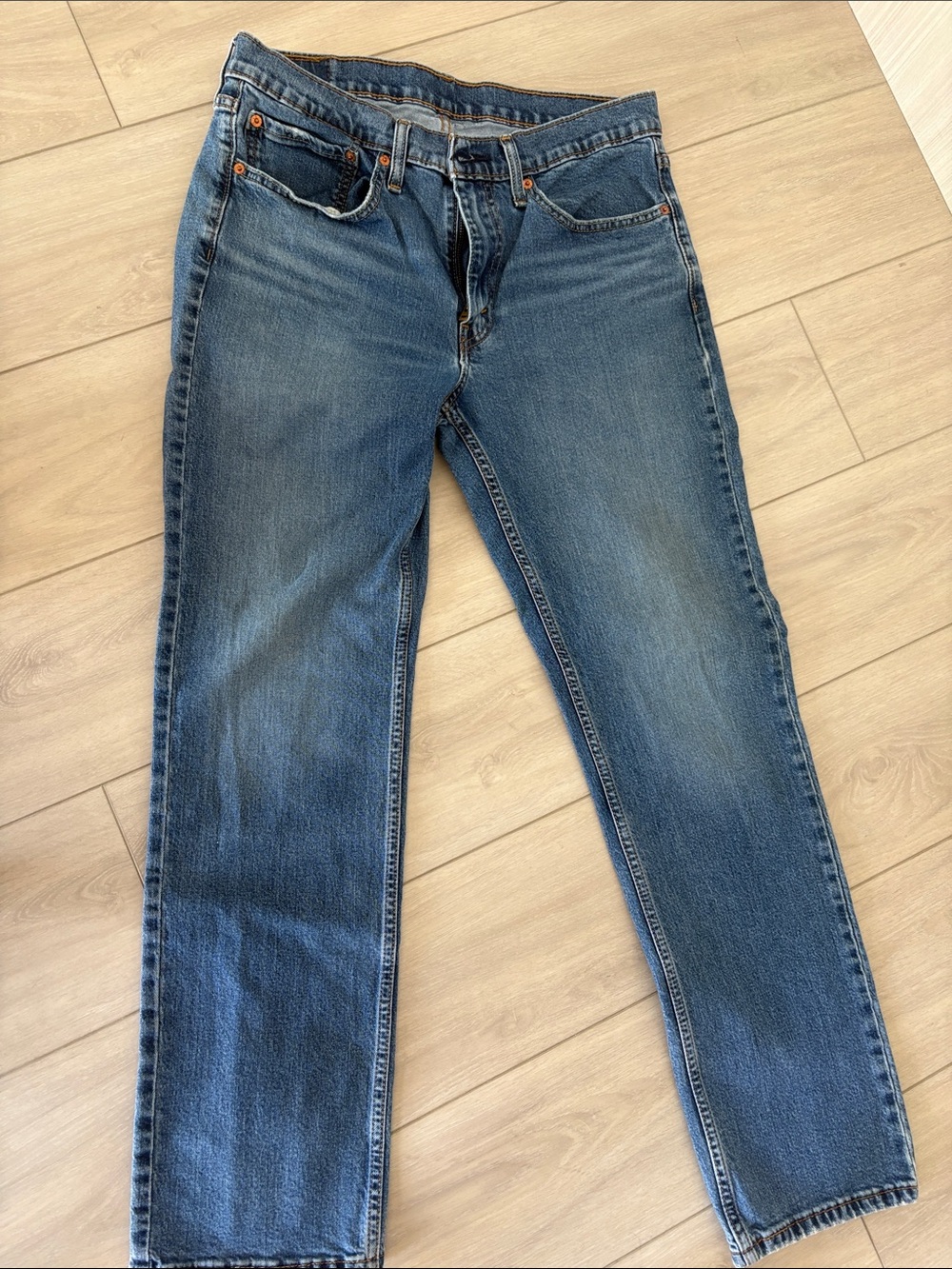 Levi's Straight Fit Men's Blue Jeans